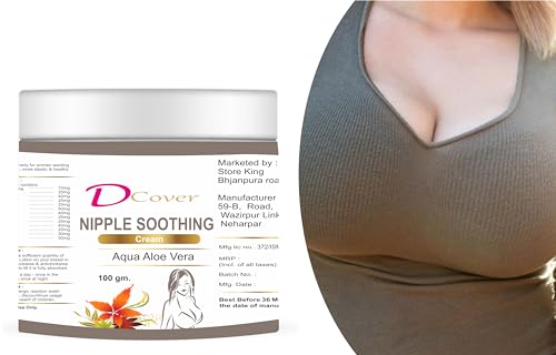 DCOVER Women's Nipple Soothing & Skin Massage Cream - Hydrating Body Lotion for Dry, Sensitive Skin - Perfect for Nursing Mothers & Post-Workout Care