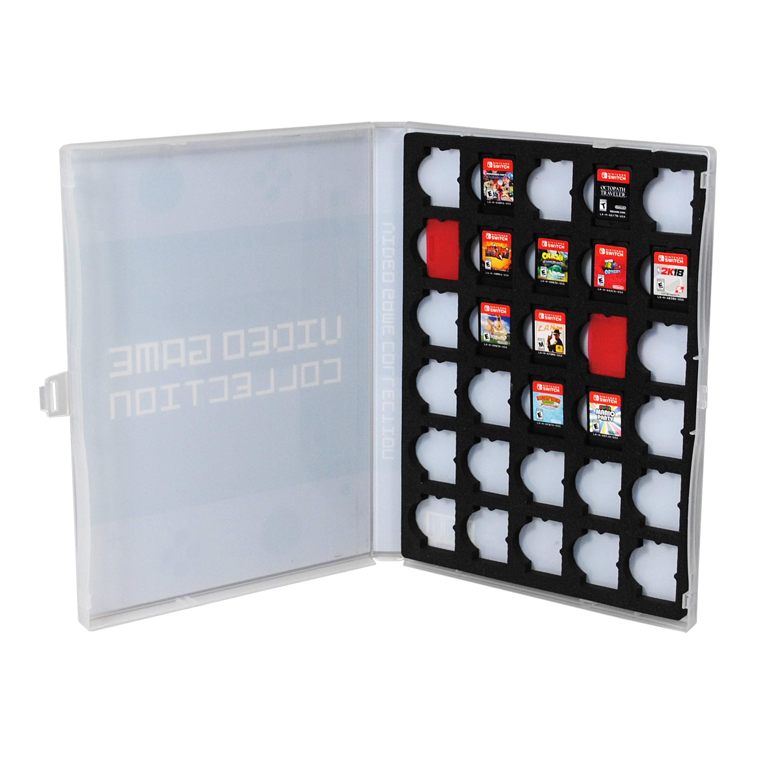 UniKeep Nintendo Switch Game Case - Secure Foam Storage for 30 Game Cartridges | Perfect for Travel & Game Organization