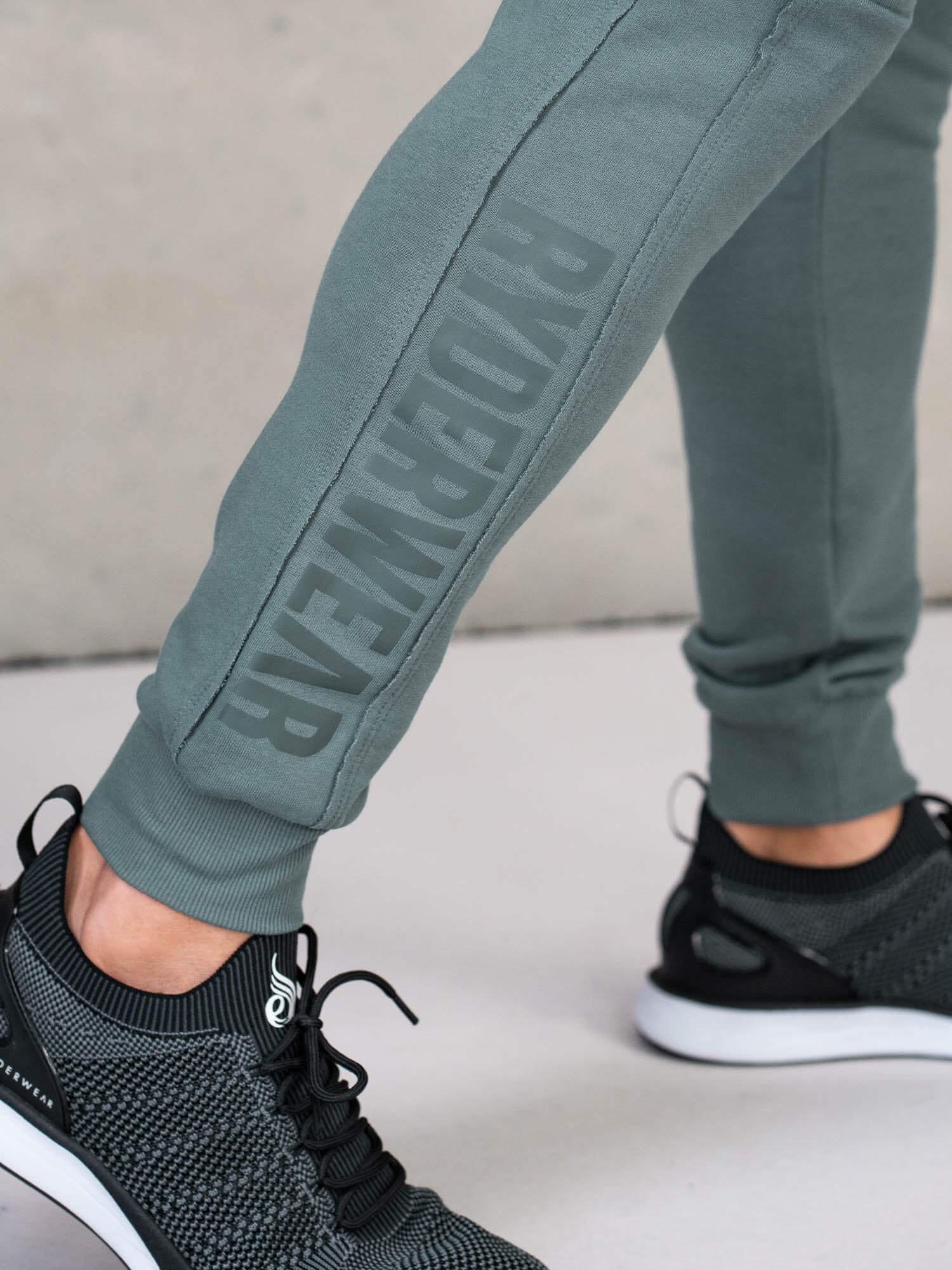 Force Track Pant for Men - Lightweight Stretch Joggers with Pockets, Fern Green - Perfect for Running, Gym Workouts & Casual Wear