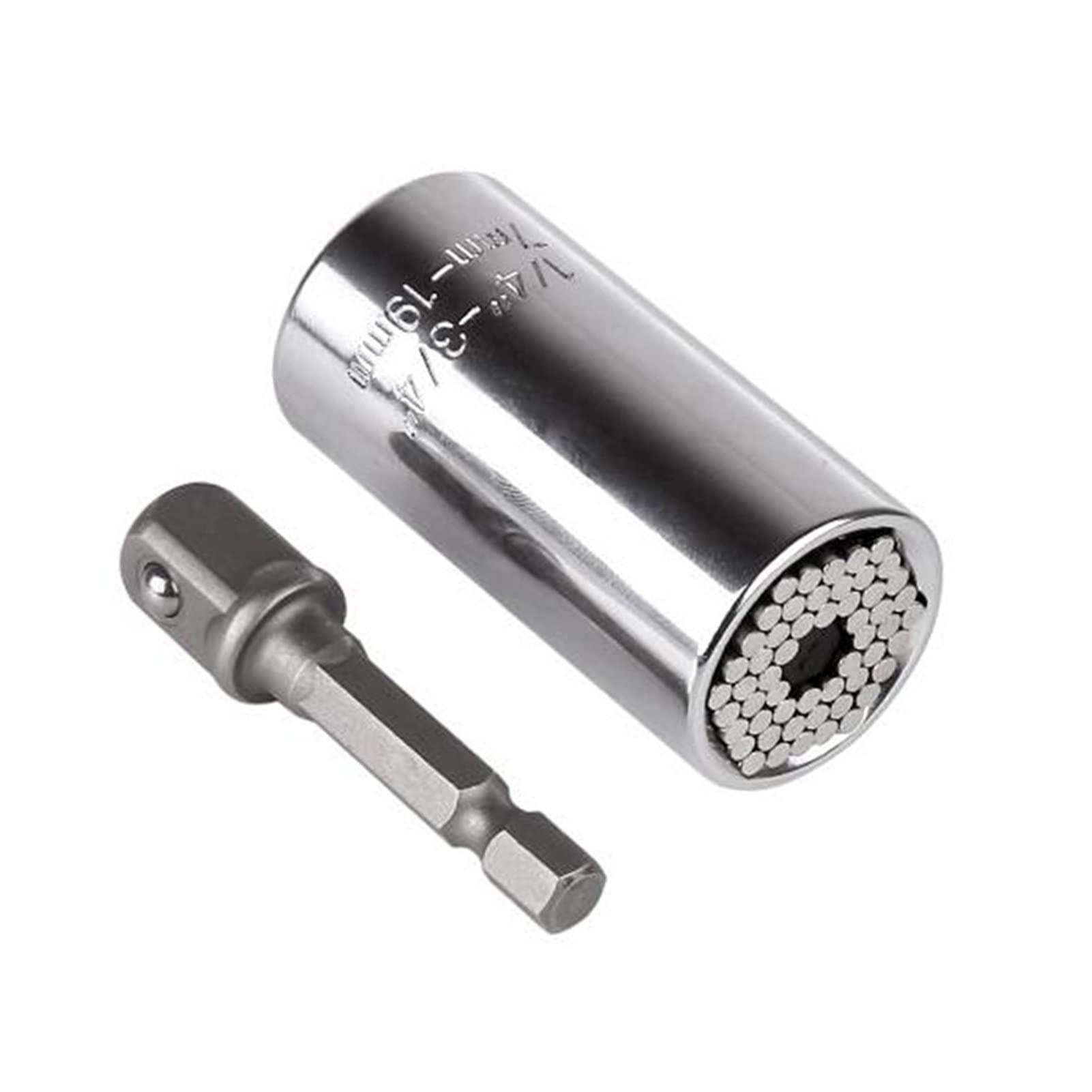 **Universal Torque Wrench Set 7-19mm - Magic Socket Sleeve Adapter for Power Drill & Ratchet Spanner - Multi-Purpose Hand Tool Kit for Automotive, DIY & Home Repair**