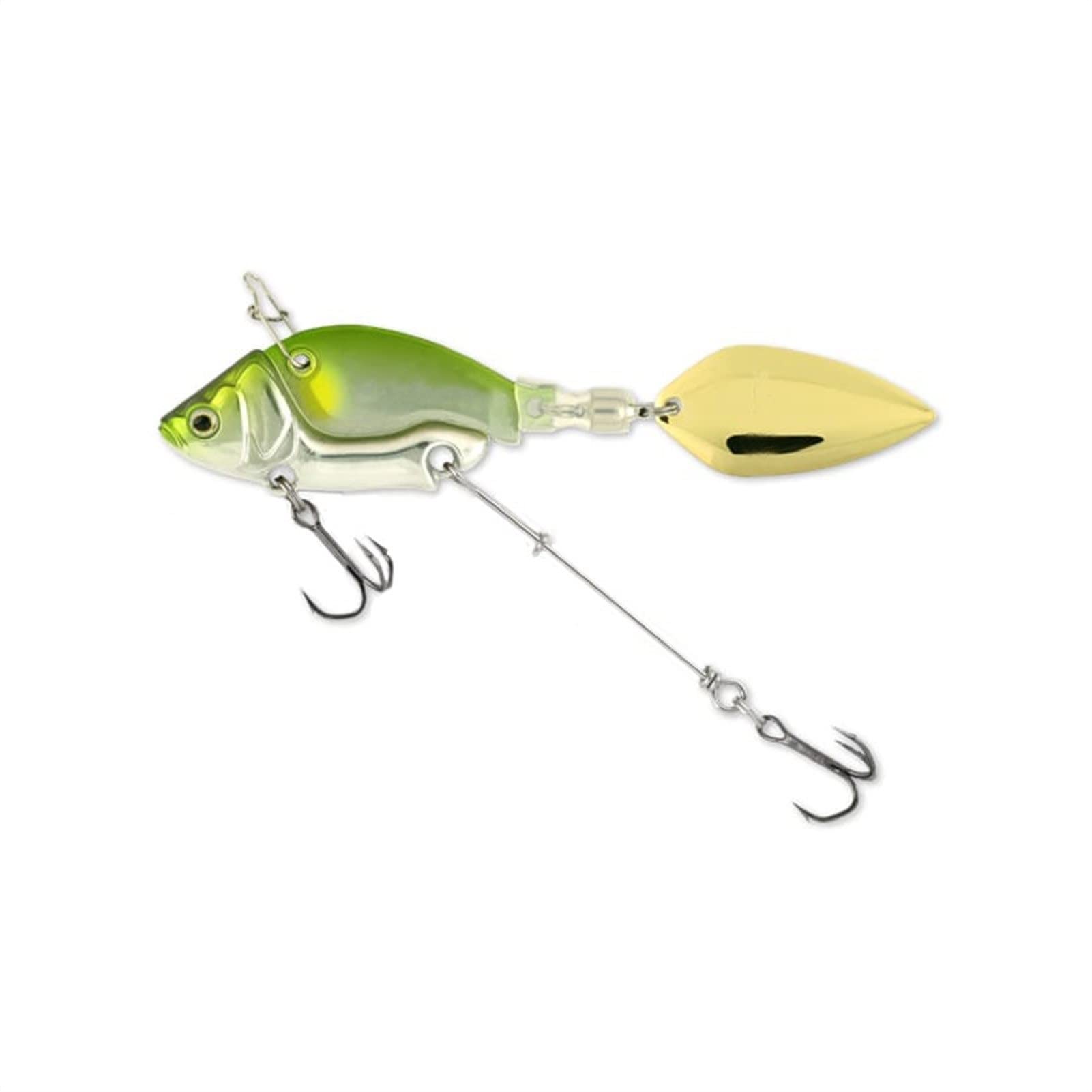 WSQSN 10-Piece Hard Baits Sinking Lure - Metal Sequins Crankbaits Artificial Fishing Lure (44mm, 13.6g) for Bass, Trout, Salmon - Perfect for Freshwater & Saltwater Fishing (Color: B)