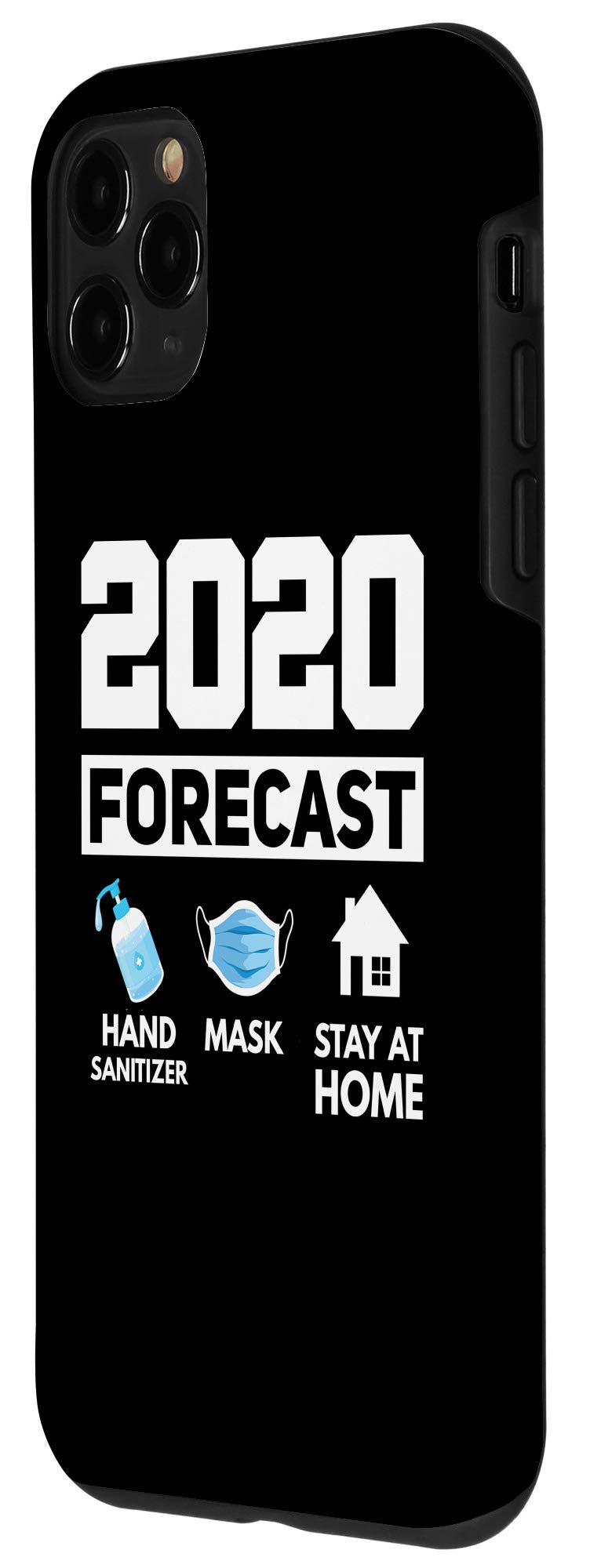 iPhone 11 Pro Case 2020 - Protective Phone Cover with Sanitizer Holder & Mask Storage | Perfect for Travel, Work & Home Use During Pandemic
