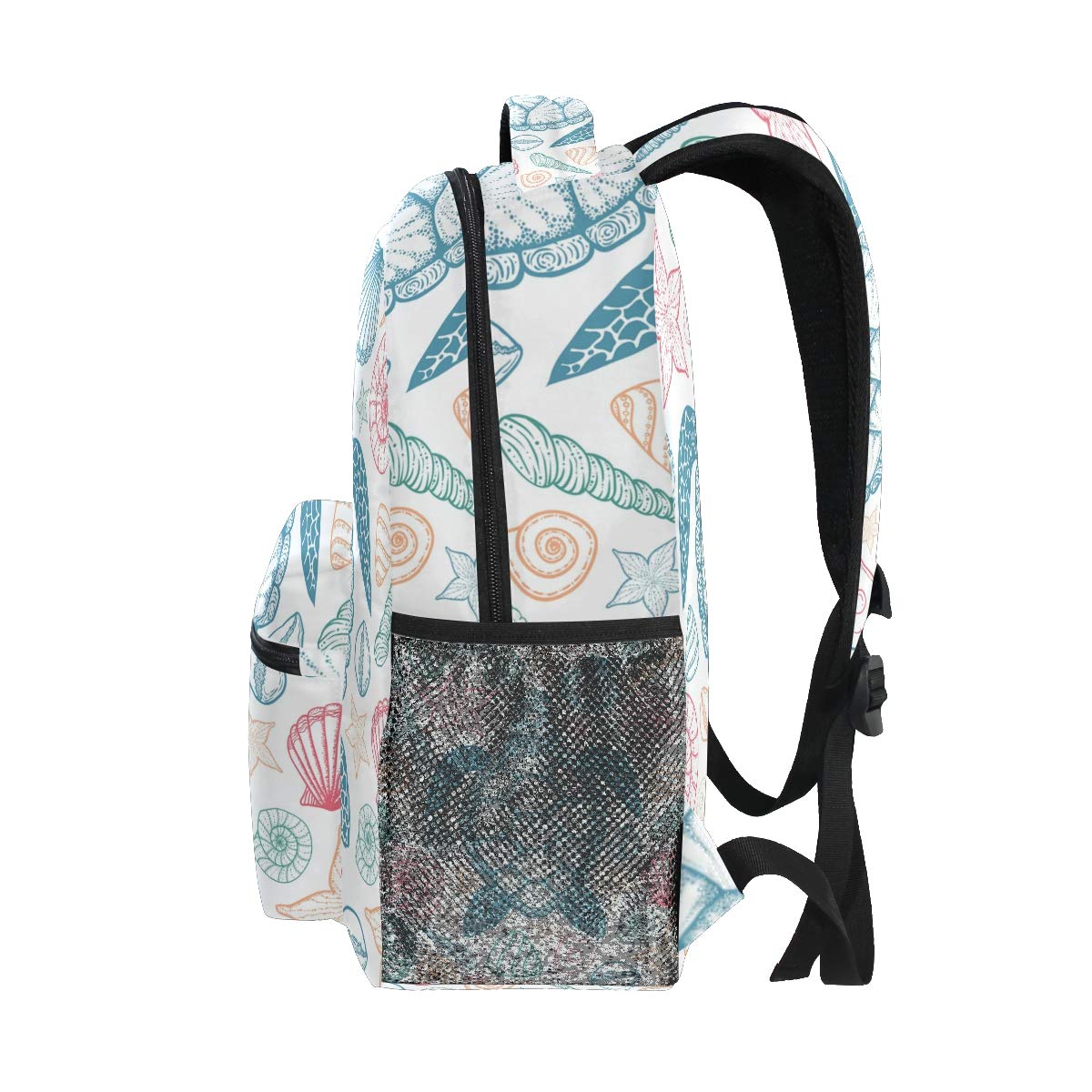 Senya Kids School Backpack with Sea Turtle & Starfish Design - Durable Bookbag for Boys & Girls - Perfect for School, Travel & Outdoor Adventures