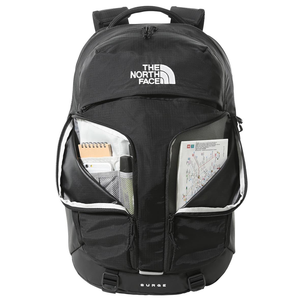 THE NORTH FACE Surge Commuter Laptop Backpack - Waterproof Travel & Work Backpack for Men & Women - Perfect for Office, College, Hiking & Business Trips