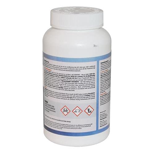 Hydrex AC Drain Pan Treatment Tabs - 12 Jars (200 Tablets Each) - Eliminate Odors & Prevent Clogs in Air Conditioner Drain Pans - Perfect for HVAC Maintenance & Home Cooling Systems
