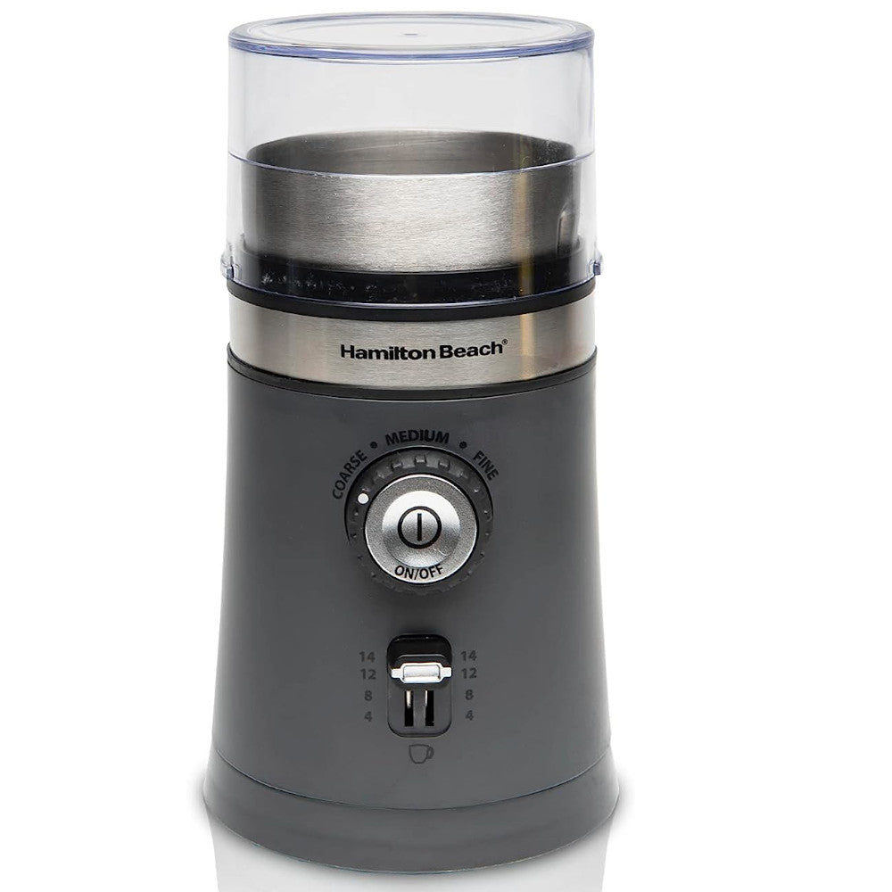 Hamilton Beach 80396RC Custom Grind Coffee Grinder - Electric Burr Grinder for Fresh Ground Coffee Beans, Perfect for Home & Office Use