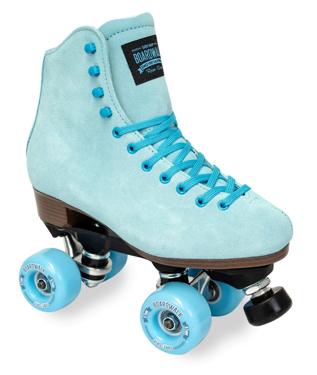 Sure Grip Boardwalk Roller Skates for Women & Men - Outdoor & Indoor Quad Skates with High-Quality Leather & Aluminum Plates - Perfect for Rink, Park, Street Skating & Roller Derby