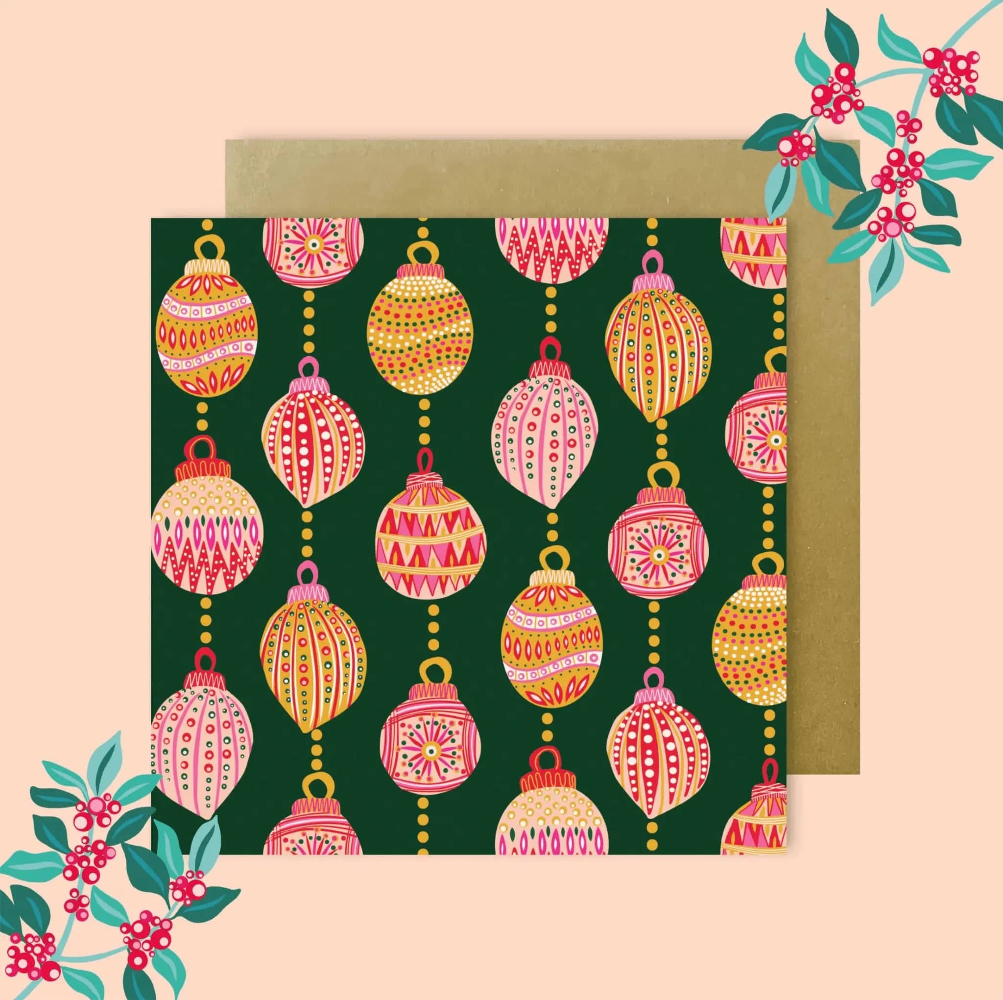 Christmas Cards Set - 50 Unique Holiday Greeting Cards for Family & Friends - Perfect for Xmas Gifts, Decorations & Party Invitations