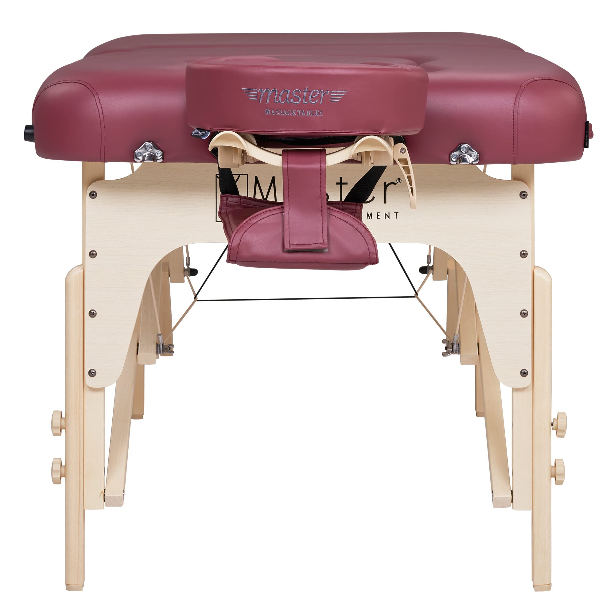 30'' Eva Portable Pregnancy Massage Table for Women & Plus Size Clients - Spa Salon Facial Bed for Pregnant Women - Multi-Functional Massage Table (Burgundy) - Perfect for Home Use, Professional Spas & Prenatal Care