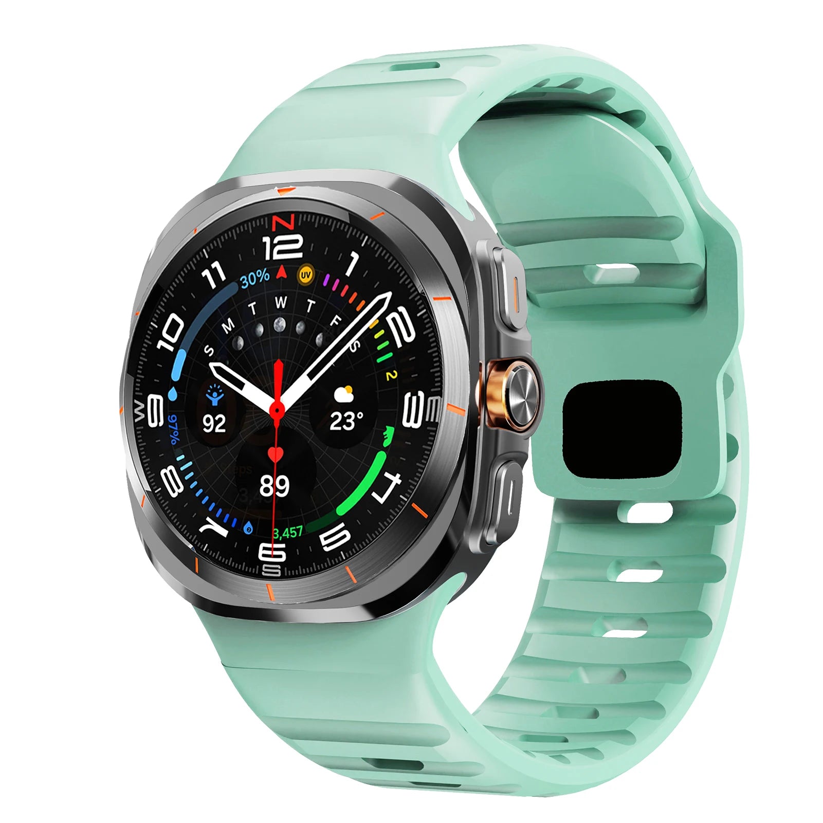 Durable Silicone Bands for Samsung Galaxy Watch Ultra - Sport, Fitness & Outdoor Activity Replacement Straps