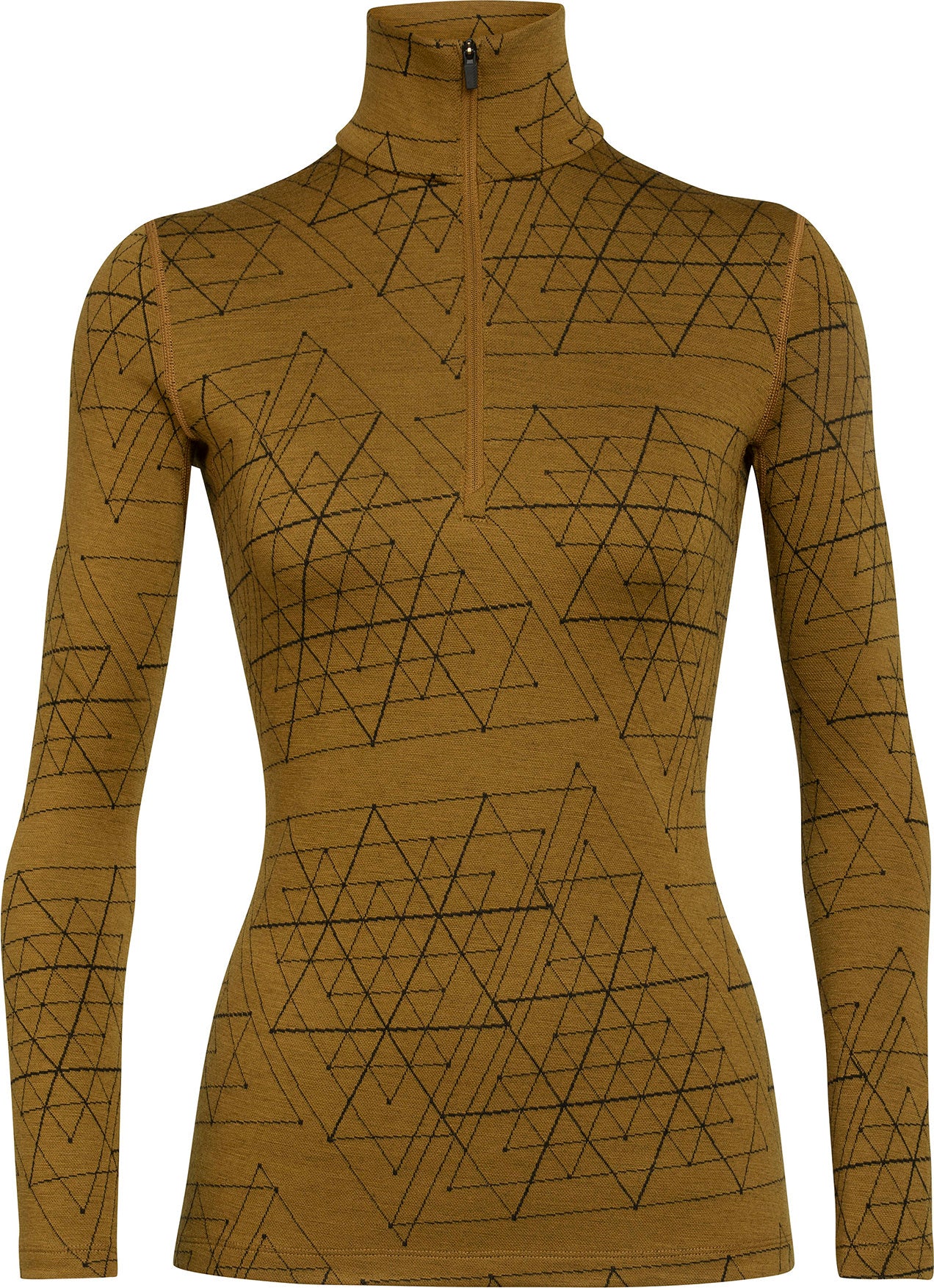 250 Vertex Ice Structure Women's Long Sleeve Half Zip Base Layer Pullover - Thermal Underwear for Cold Weather, Hiking & Outdoor Activities