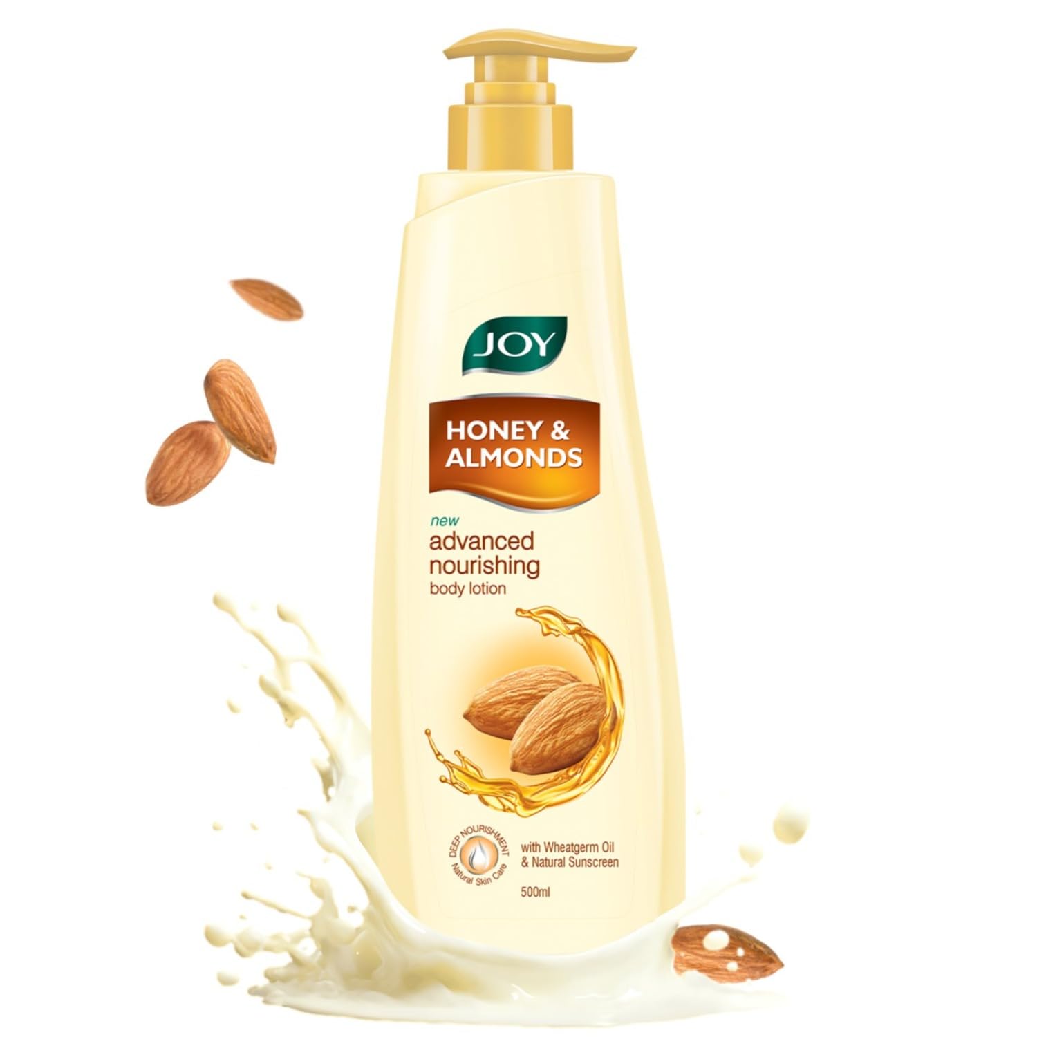 Honey & Almonds Nourishing Body Lotion 500ml - Deep Moisturizing Dry Skin Care for Women & Men - Perfect for Daily Hydration & Winter Skin Protection