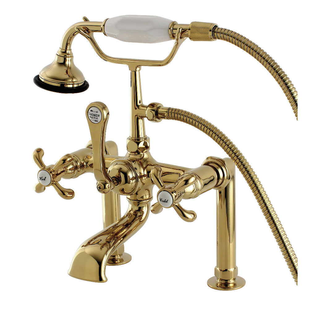 Aqua Vintage AE103T5TX French Country Deck Mount Clawfoot Tub Faucet