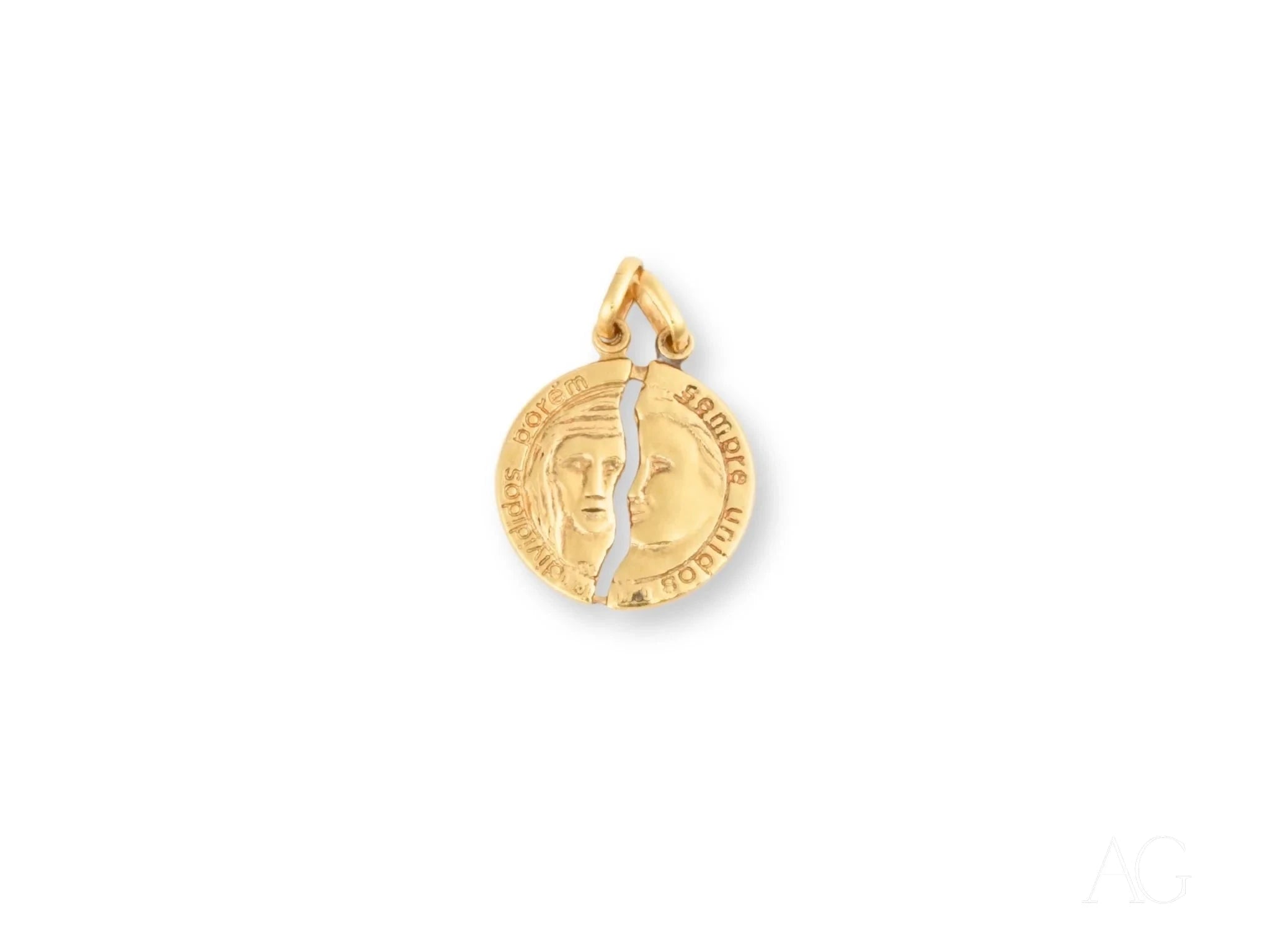 Dual Harmony Two-Faced Pendant Necklace - Elegant Reversible Jewelry for Women | Perfect for Layering, Gift Giving & Special Occasions