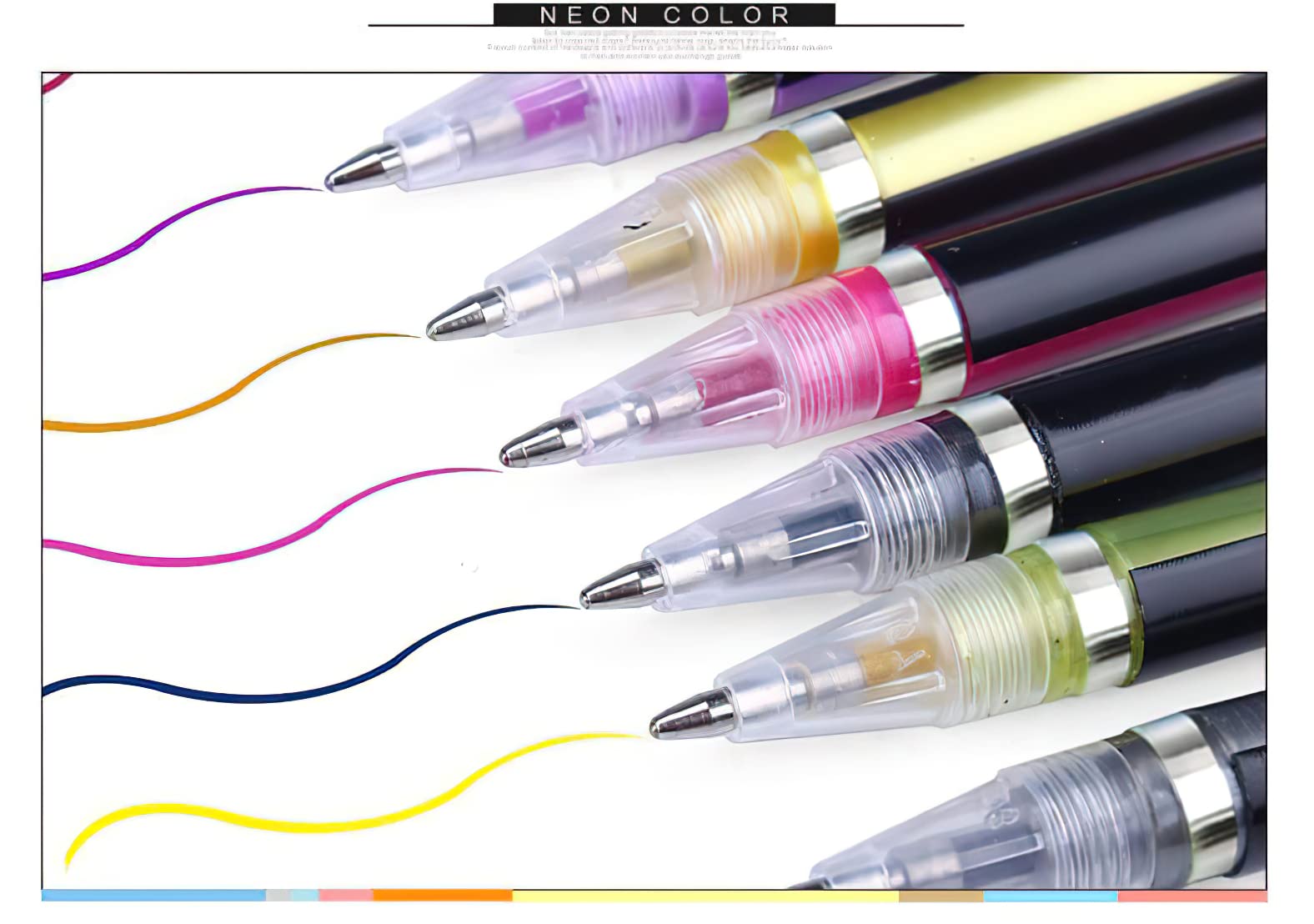 YYMIYU Glitter Gel Pens Set - 72 Vibrant Neon Colors with Canvas Bag for Adult Coloring Books, Journaling, Crafting, Doodling & Drawing - Perfect for Art Projects, Scrapbooking & DIY Gift Making