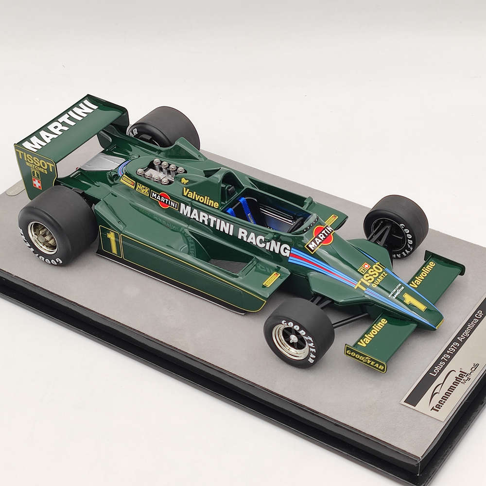 1/18 Scale Tecno Mythos Series Lotus 79 1979 Argentina GP #1 Car Model - TM18 287B Resin Collectible for Racing Fans & Display Showcase