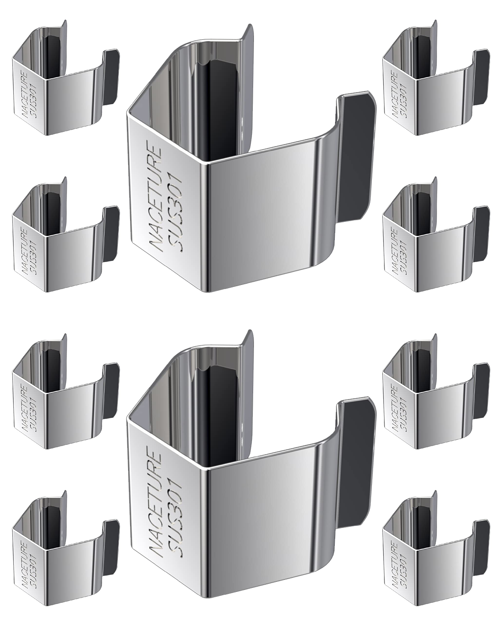 10 Pack Screen Door Installer Clips - Heavy Duty Screen Retainer Clips for Rescreening Windows & Doors | Perfect for Patio, Garage, and Home Screen Repair | Easy Installation & Secure Fit