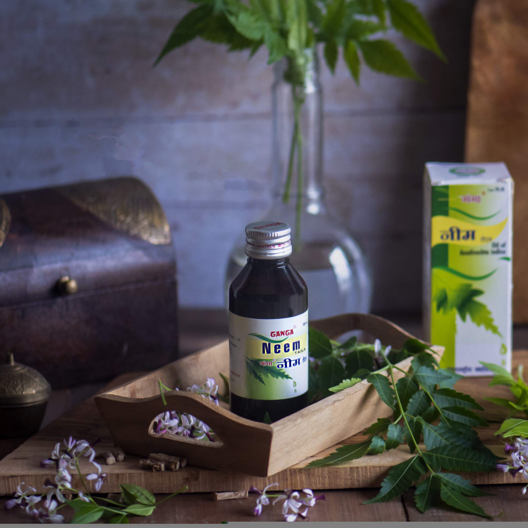 Organic Pure Neem Oil for Hair & Skin Care - 100% Natural Ayurvedic Herbal Treatment, Chemical-Free & Preservative-Free (100ml) - Perfect for Scalp Treatment, Acne Relief & Natural Beauty Routine