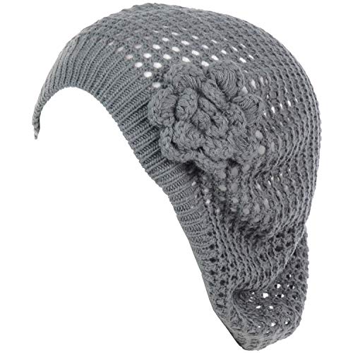 Net With Flower-dk. Gray