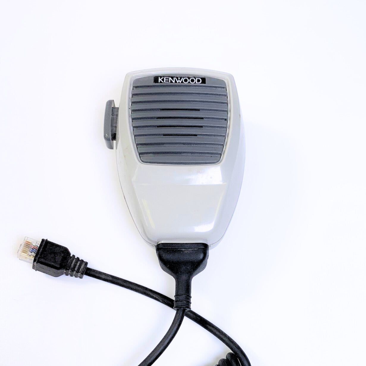 Kenwood KMC 27B 8-Pin RJ45 Connector Palm Microphone - Professional Two-Way Radio Accessory for Clear Communication in Security, Construction & Emergency Services