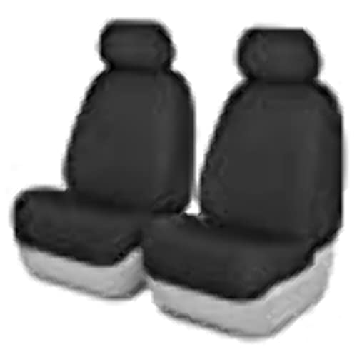 Covercraft SS3473WFGY Waterproof Polyester Custom Seat Covers - Grey | Durable Car Seat Protectors for Trucks, SUVs & Vehicles | All-Weather Protection for Pets, Spills & Daily Use