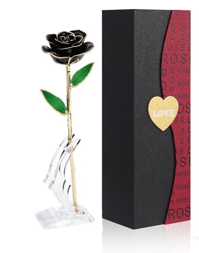 Black Rose (With Stand)