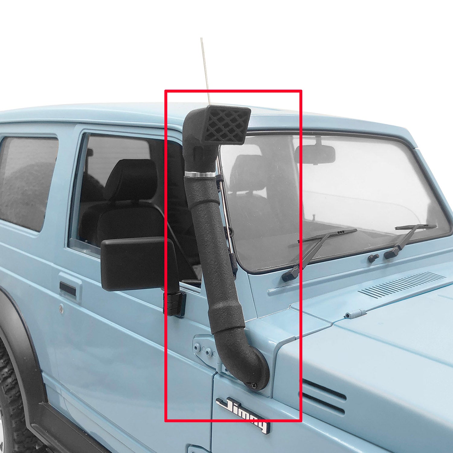 1:6 Scale CC Hand Plastic Decorative Wading Snorkel for Capo RC Off-Road Crawler Vehicles - DIY Upgrade Part for Remote Control Car Modifications (Perfect for Trail Crawling & Scale Model Enthusiasts)