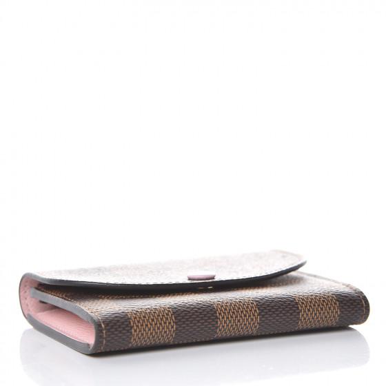 Louis Vuitton Rosalie Coin Purse in Damier Ebene Canvas - Compact Wallet for Cards & Cash - Perfect for Everyday Use & Travel Accessories