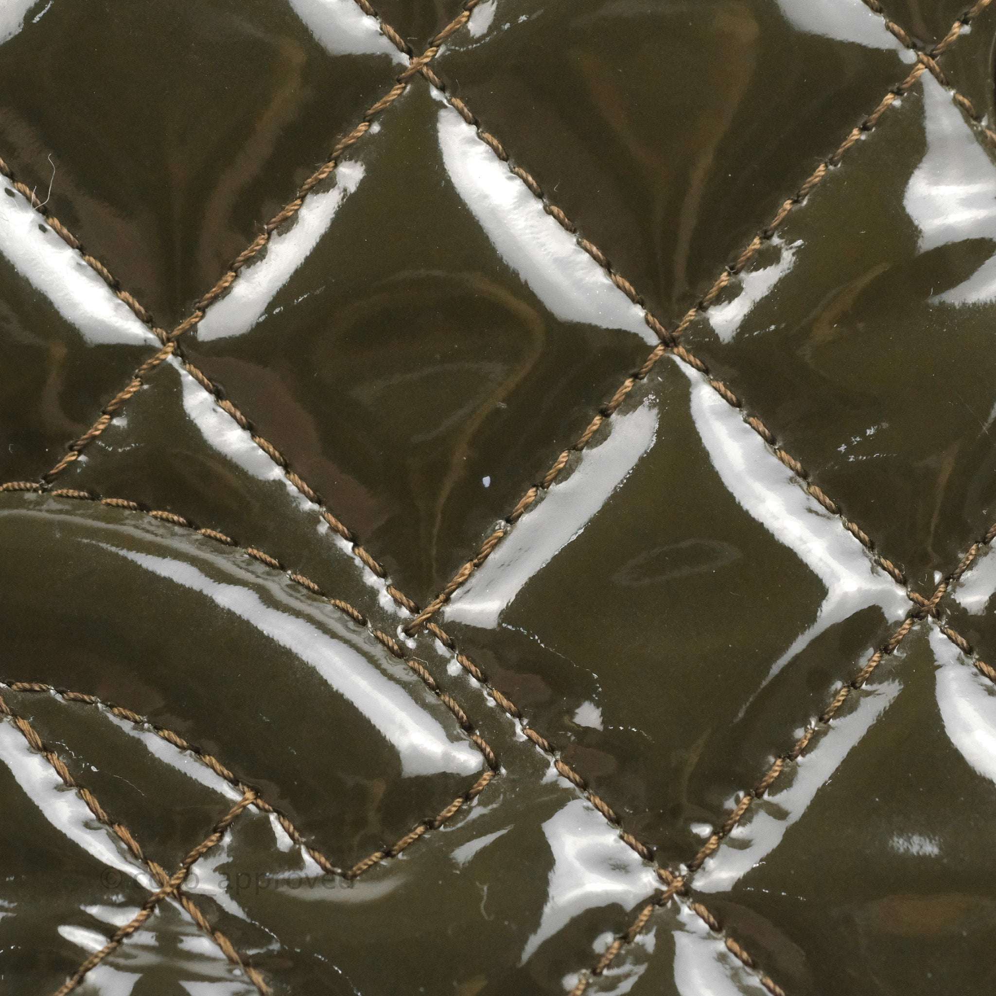 Chanel CC Quilted Tote Bag in Dark Green Patent Leather with Silver Hardware - Perfect for Work, Travel, and Everyday Luxury