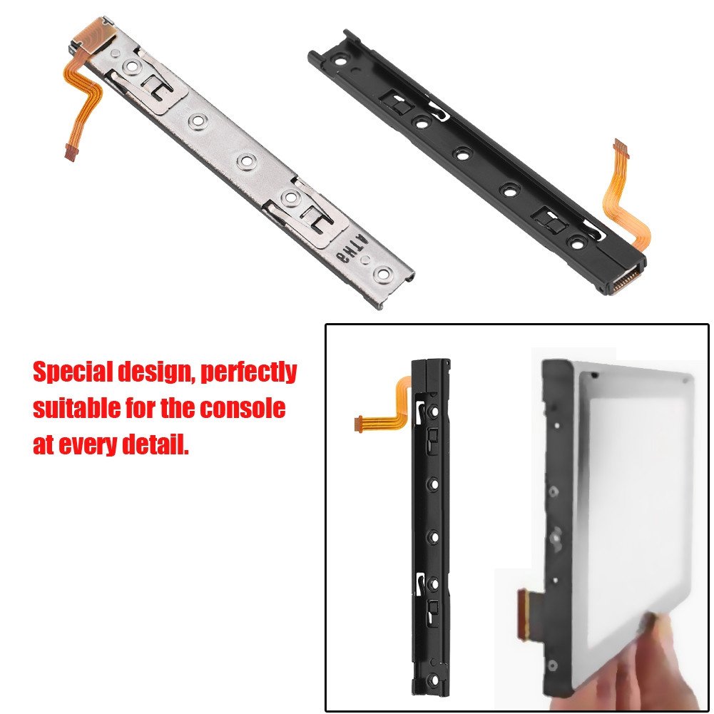 VBESTLIFE Left & Right Slider Replacement with Flex Cable Repair Kit for Nintendo Switch Console - Fix Joy-Con Drift for Gaming, Party Play & Handheld Mode