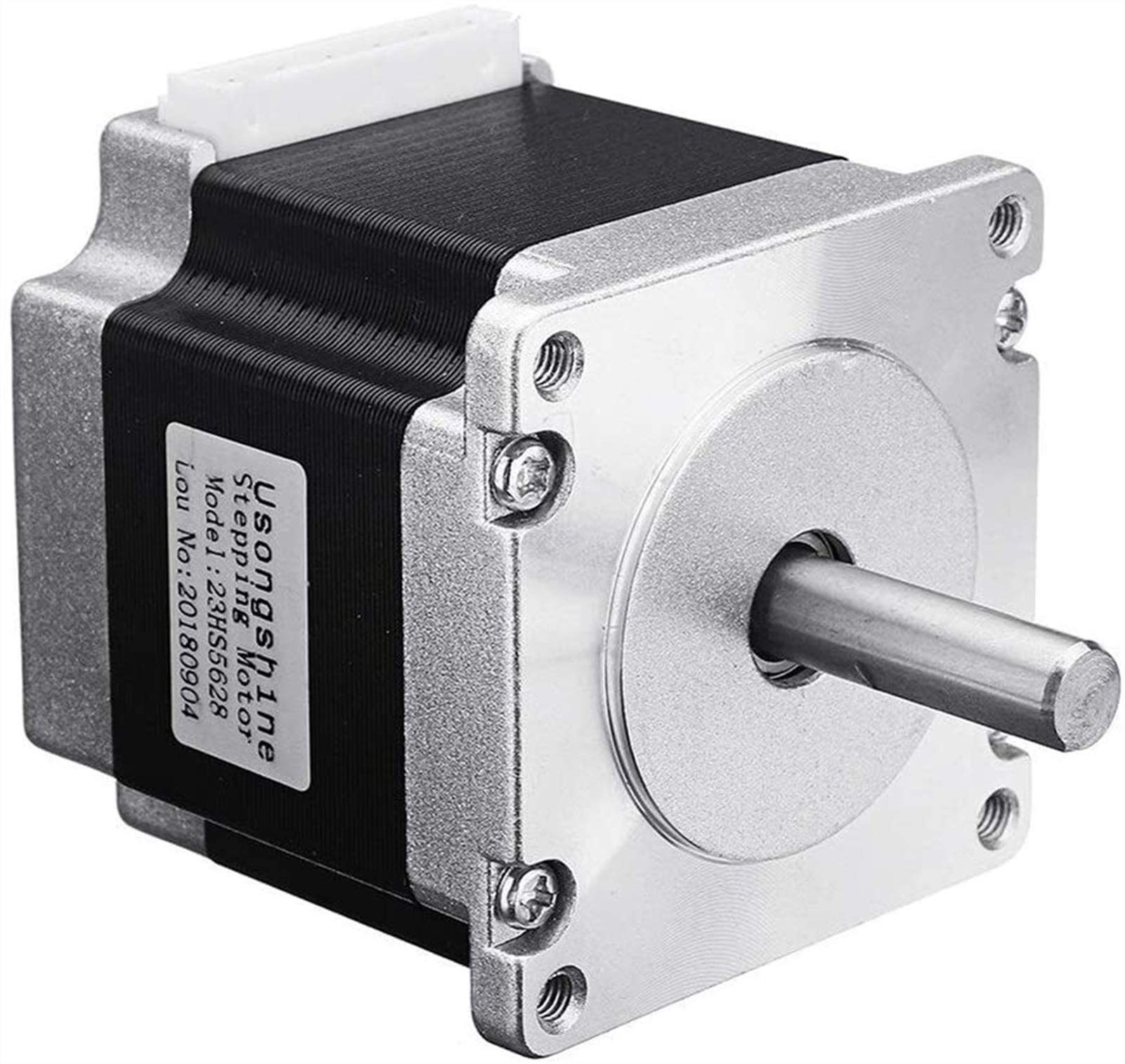 Nema 23 Stepper Motor 2.8A 23HS5628 with 8mm Shaft - High Torque 4-Lead CNC & 3D Printer Motor for DIY Printing, Engraving, and Robotics Projects