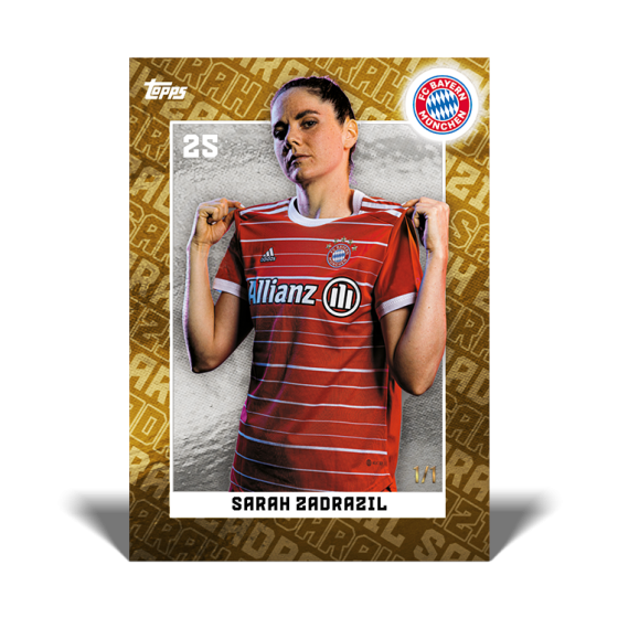 2023 Topps FC Bayern Munich Women's Team Soccer Trading Cards - Single Pack | Collectible Memorabilia for Fans & Gift Ideas