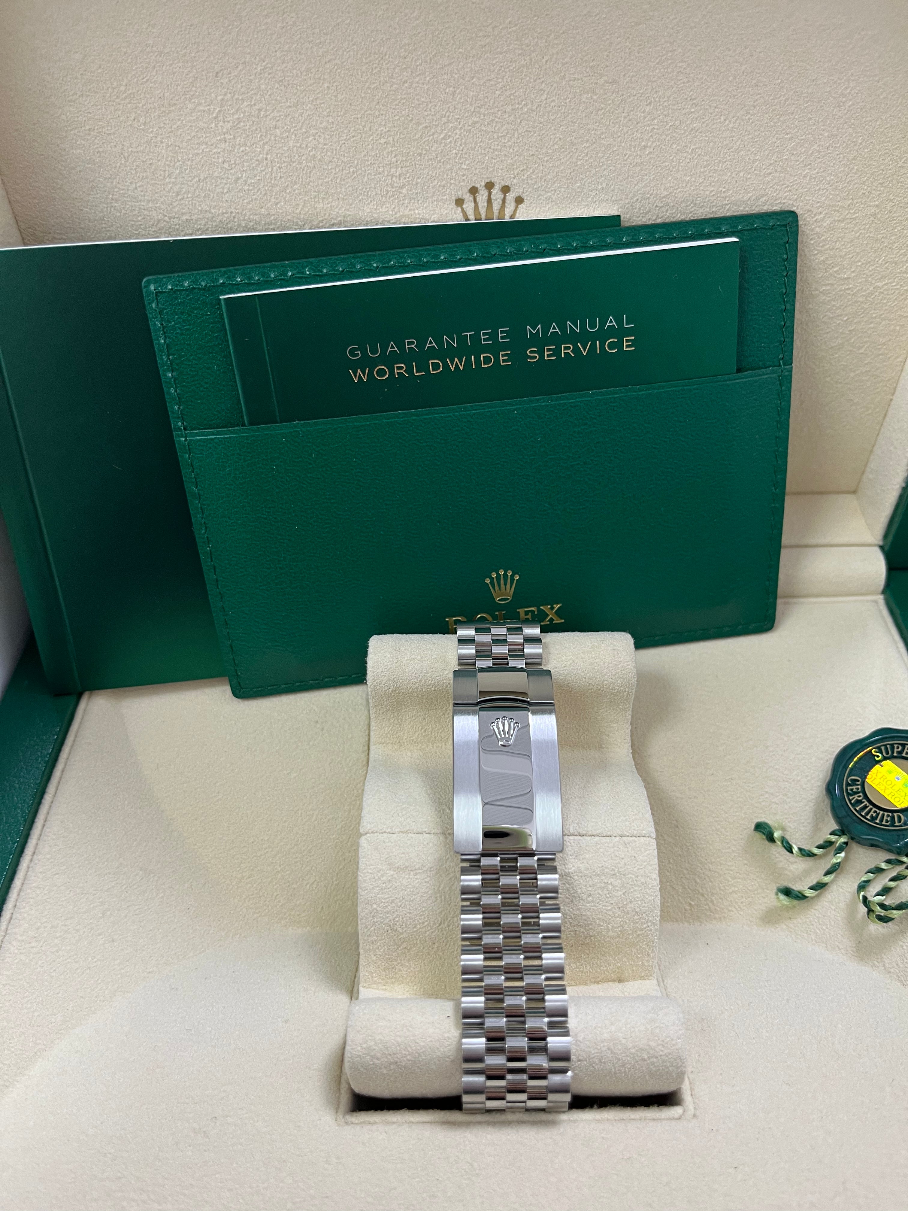 Rolex Datejust 41 Men's Watch - Fluted Bezel, Blue Diamond Dial, Jubilee Bracelet (Ref.126334) | Luxury Automatic Watch for Business, Gifts & Special Occasions
