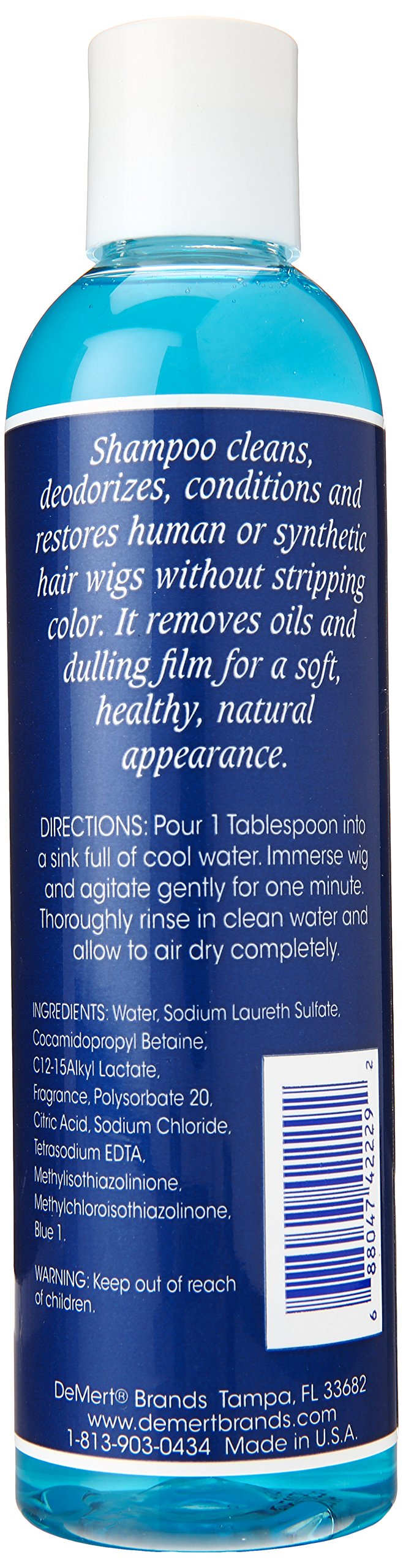 DeMert Wig & Weave System Shampoo 8 oz - Gentle Cleanser for Natural & Synthetic Hair Extensions | Perfect for Daily Care, Styling & Maintenance of Wigs, Weaves & Hairpieces