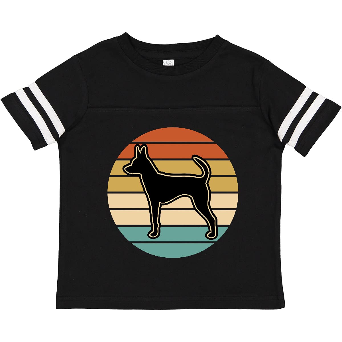 Inktastic Russian Toy Terrier Dog Graphic Toddler T-Shirt - Cute Puppy Apparel for Kids & Baby Boys Girls - Perfect for Playdates, Daycare & Family Photos