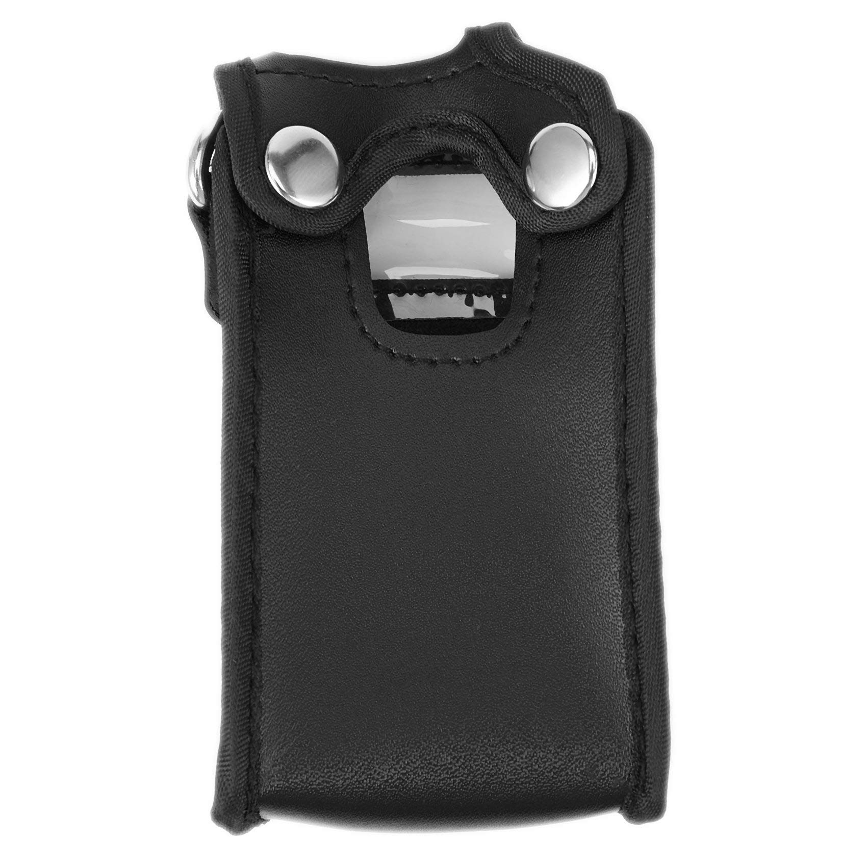 LIZZOT Leather Walkie Talkie Case for 5R Series Portable Radios - Compatible with 5R, 5RA Plus, 5RE Plus, 5RB, RONSON & 8R Models - Durable Protective Cover for Outdoor Adventures, Hiking & Emergency Communication
