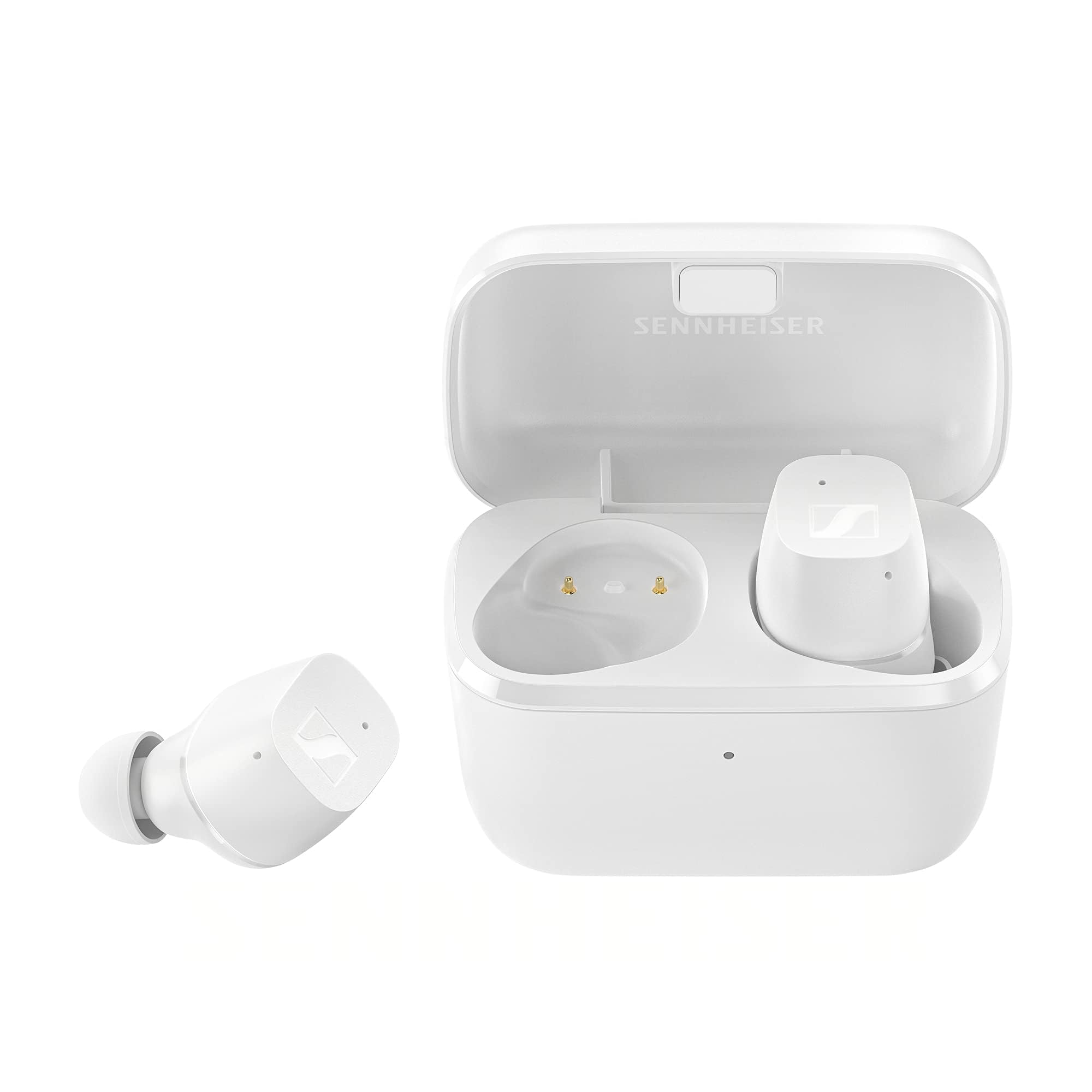 CX True Wireless Earbuds - White, Bluetooth 5.0, Stereo Sound, Noise Cancelling for Gym, Running & Travel