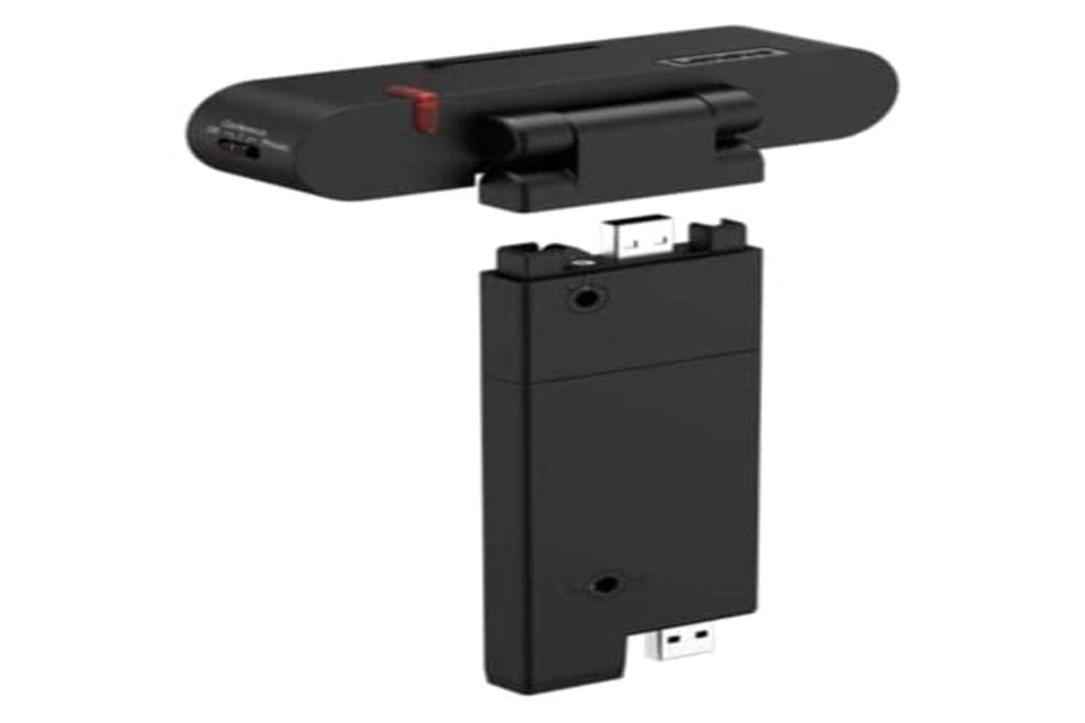 Lenovo ThinkVision MC60 4K USB Webcam with Microphone - HD Conference Camera for Zoom Meetings, Remote Work, Online Classes & Video Calls
