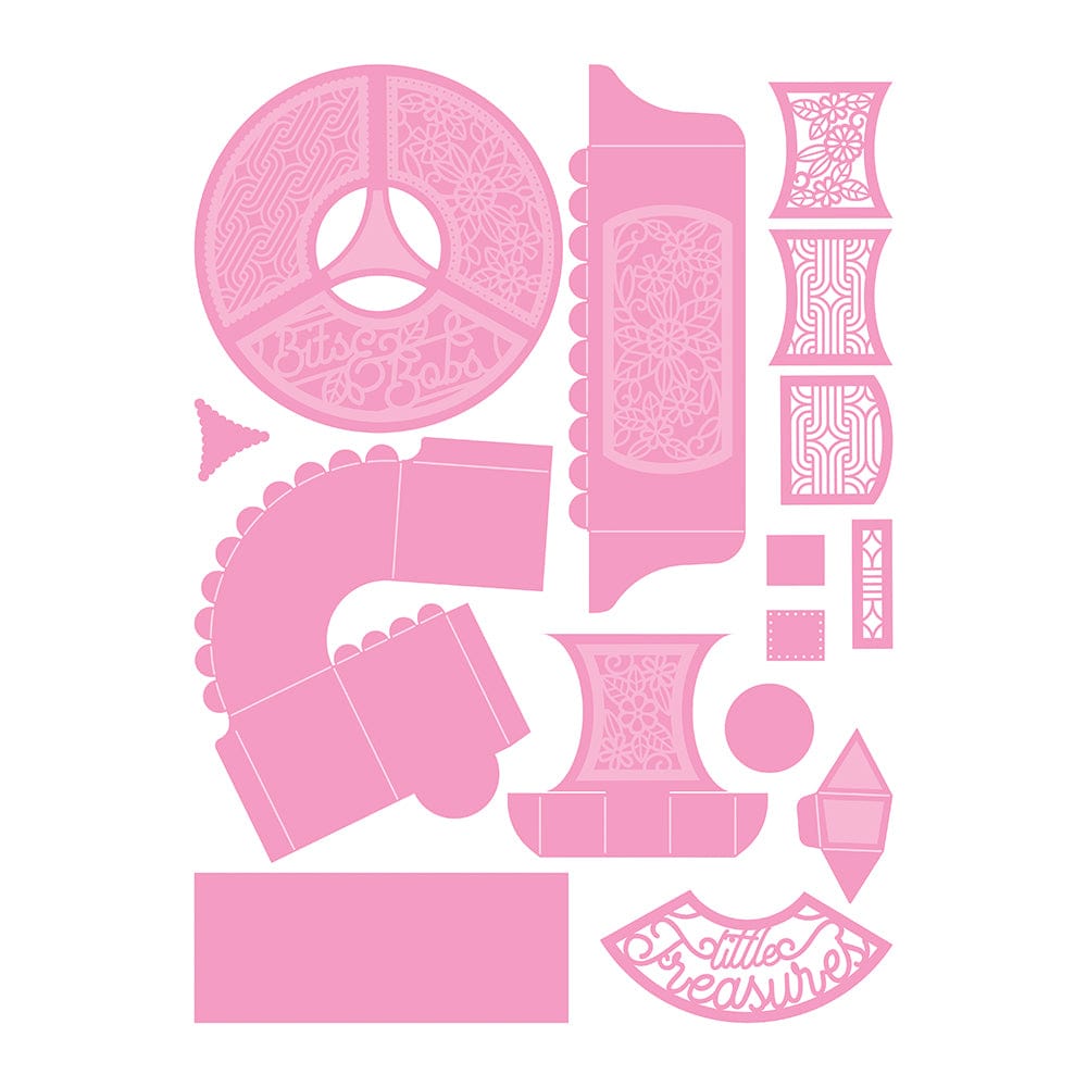 Beautiful Bento Box Die Set 5241e - Premium Japanese Lunch Box Cookie Cutter for DIY Baking, Party Favors & Kids Snacks