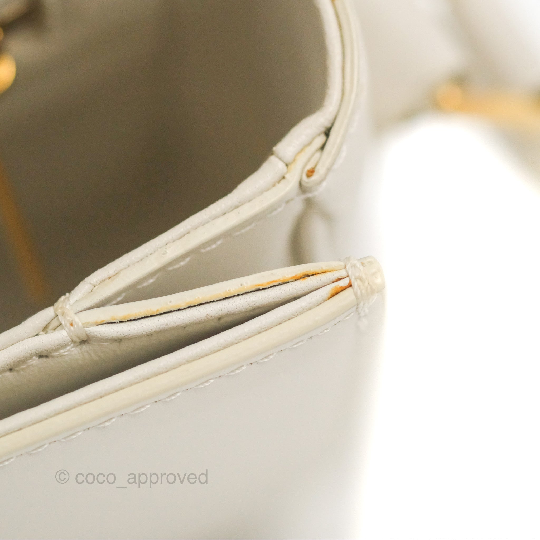 Celine Teen Triomphe Bag in Shiny White Calfskin Leather - Perfect for Everyday Use, Work & Special Occasions
