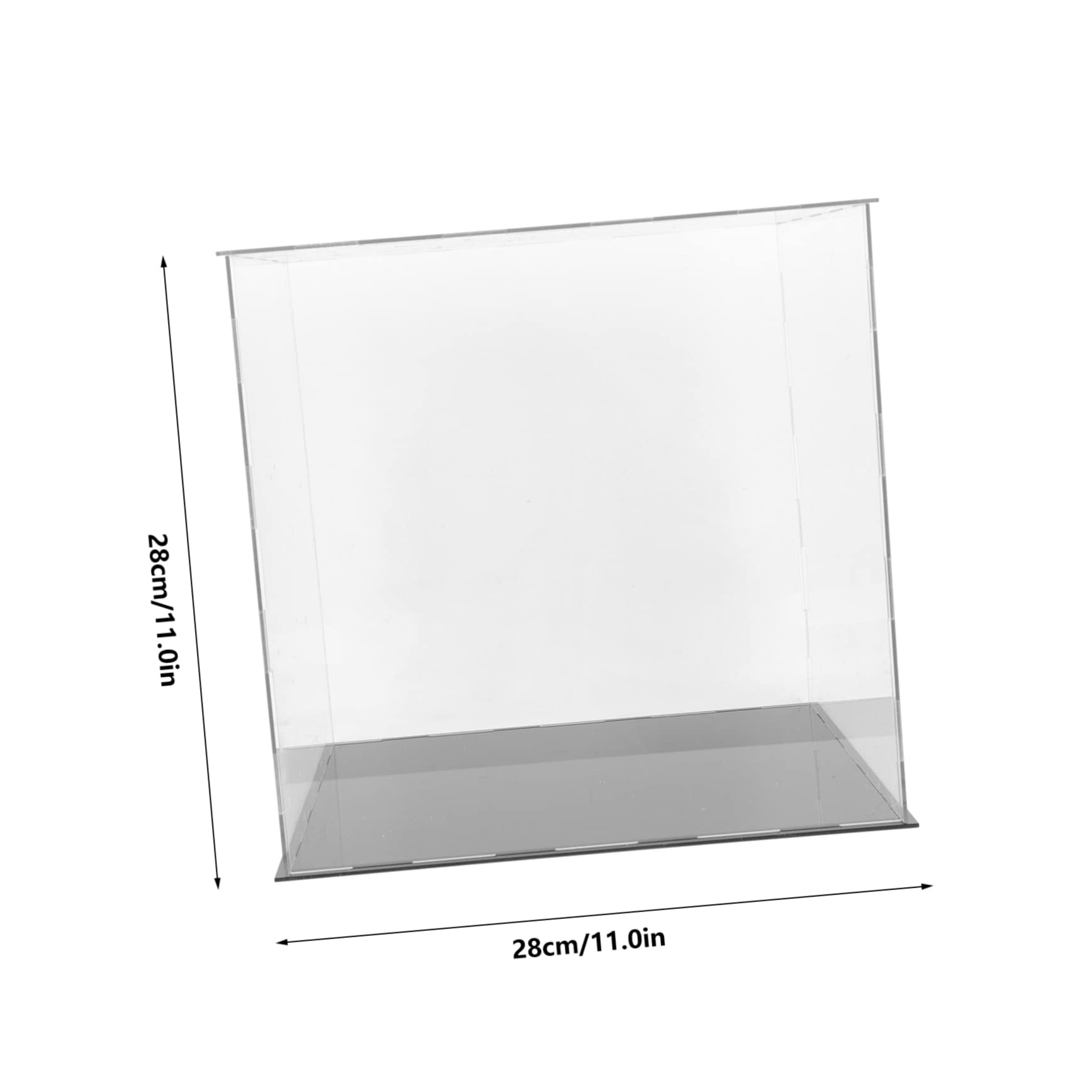 VANZACK 3-Piece Acrylic Display Case Set for Football, Soccer & Basketball - Clear Glass Trophy Box with Stand for Collectibles, Awards & Memorabilia - Perfect for Home, Office & Sports Fan Decor