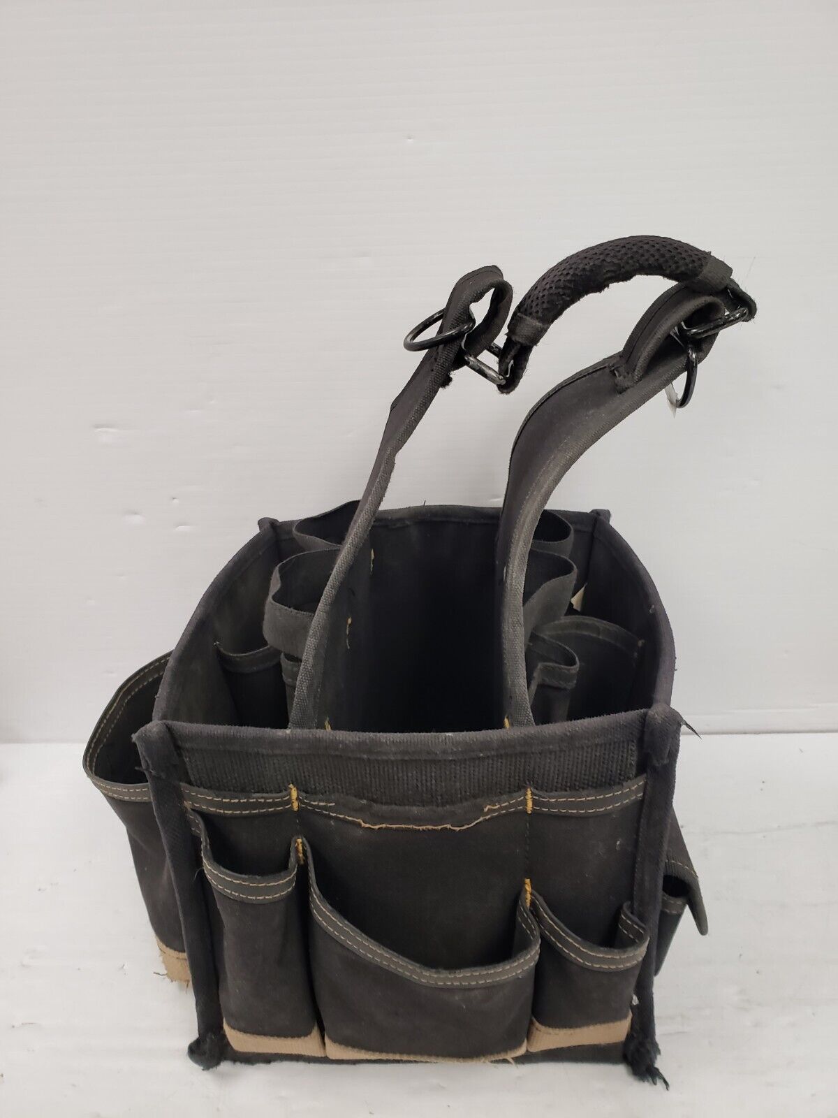 Kuny's Heavy Duty Tool Bag for Electricians & Contractors - Durable Work Tool Organizer with Multiple Pockets - Perfect for Construction, Plumbing & DIY Projects
