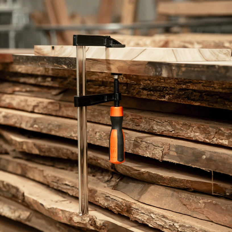 Heavy-Duty Quick Action F Clamps 80mm x 300mm - Woodworking & Metalworking Clamps by Timberlock Tools - Perfect for DIY Projects, Carpentry, and Welding