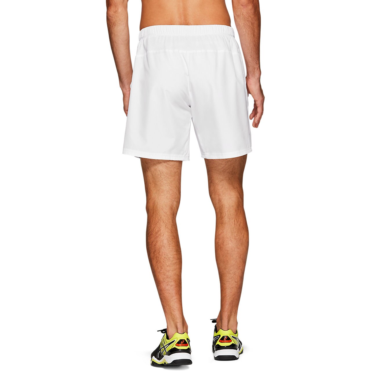 ASICS Men's Club Short 7 Inch Running Shorts - Breathable Quick-Dry Athletic Shorts for Men (White) - Perfect for Gym, Jogging & Casual Wear