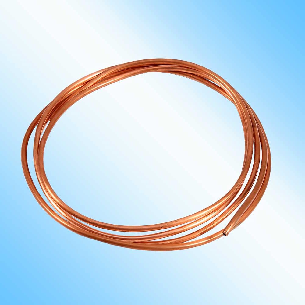 Premium Copper Tube - High Ductility Copper Pipe with Excellent Electrical Conductivity for Refrigeration, Plumbing & HVAC Systems - Ideal for Home, Industrial and Commercial Applications