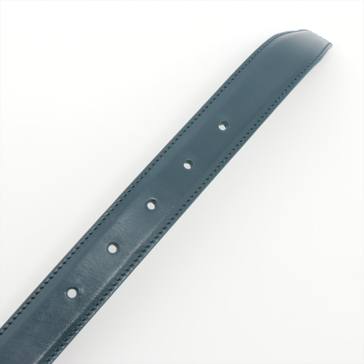 Celine Triomphe Blue Leather Belt 75cm - Genuine Leather Fashion Belt for Women | Perfect for Casual Outfits, Office Wear & Special Occasions