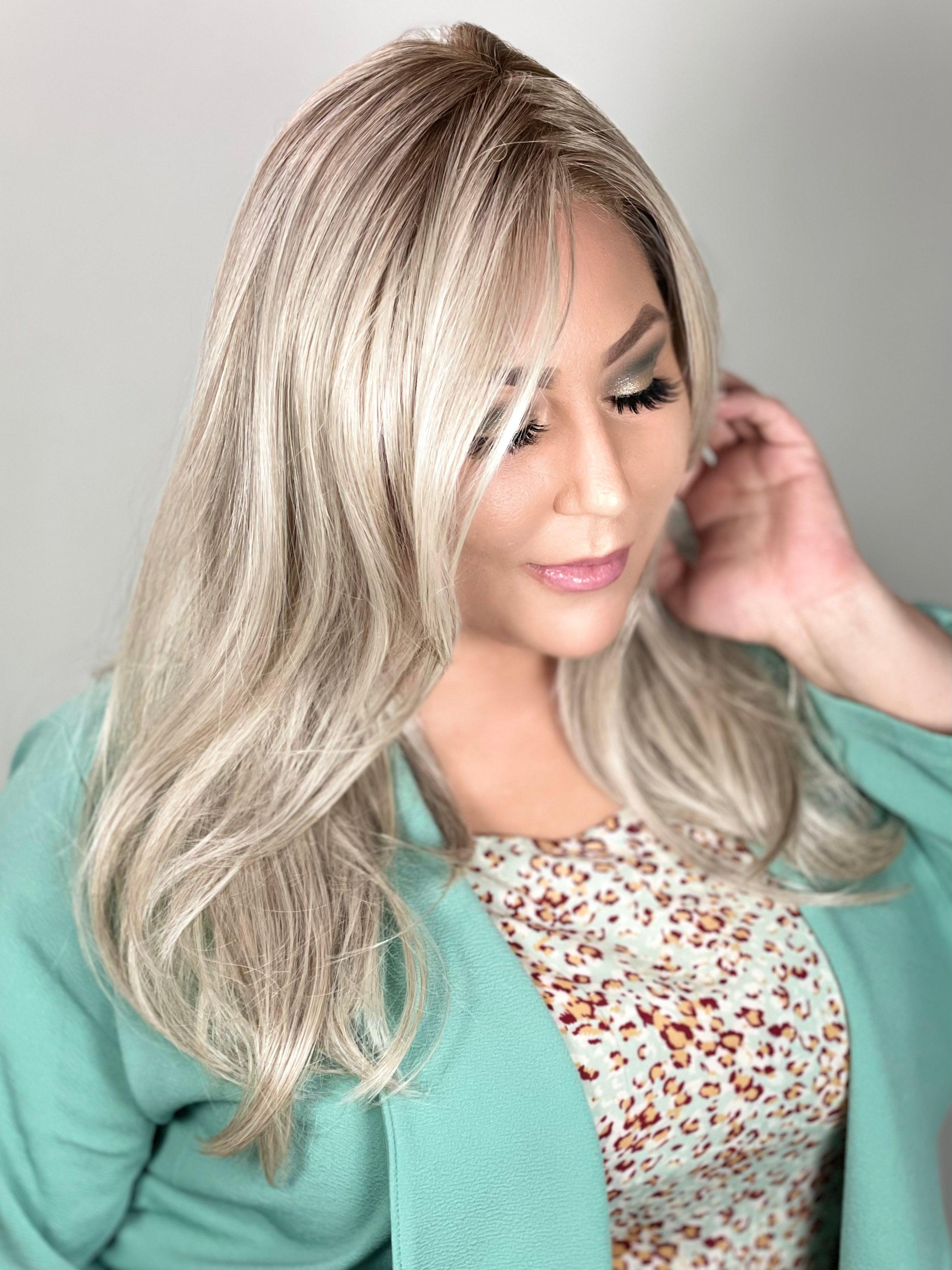 TIMELESS TOPPER 18 Straight Hair Topper for Women - Natural Looking Hairpiece for Thinning Hair - Perfect for Everyday Wear & Special Occasions