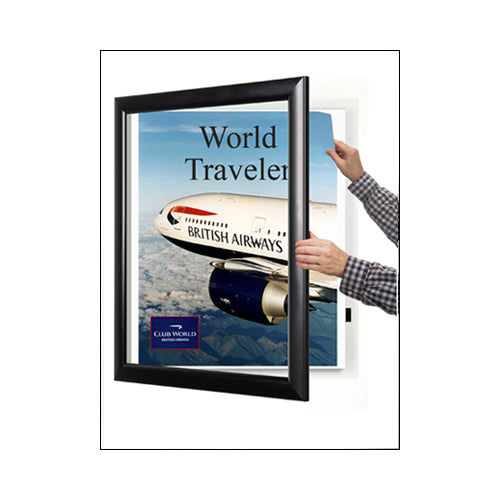 15x22 Inch Metal Frame Super Wide Face Poster Swing Frames - Perfect for Home Decor, Office Display, and Art Gallery Exhibitions