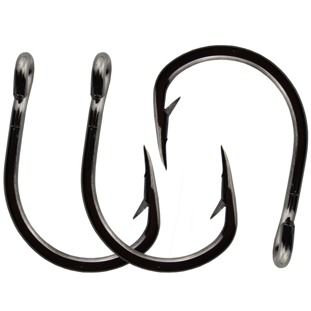 40pcs Saltwater Live Bait Fishing Hooks - Sharpened Stainless Steel 2X Strong Hooks for Ocean Fishing - Perfect for Surf, Pier, and Deep Sea Fishing Adventures