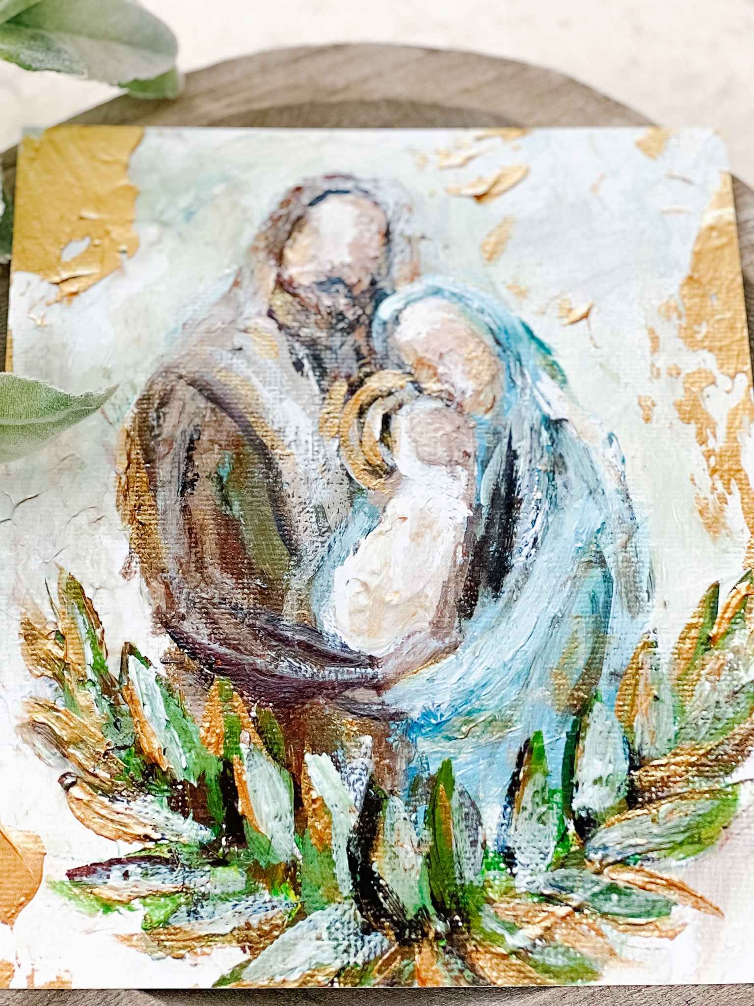Holy Family Print - Religious Wall Art for Home Decor - Perfect for Living Room, Bedroom & Church